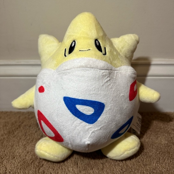 NINTENDO POKEMON PLUSH TOGEPI 1997 VINTAGE Stuffed Toy Game Freak China - Picture 1 of 11